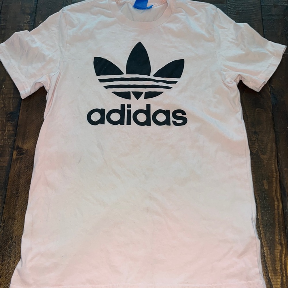 Peach adidas t